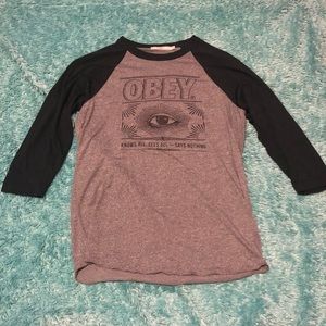 Obey baseball Tee